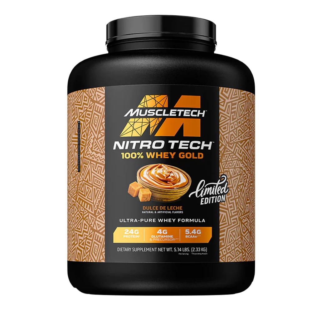 Muscletech 100% whey gold dulce de leche