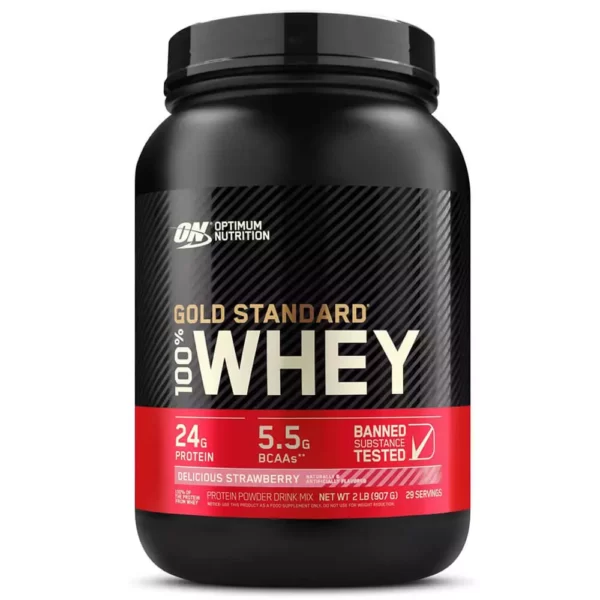 ON Gold Standard Whey Delicious Strawberry 2lbs