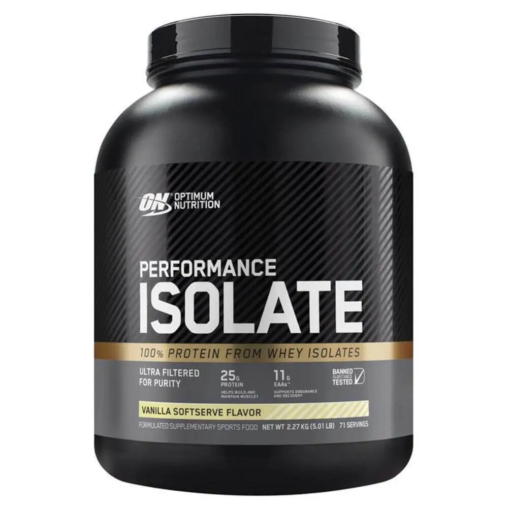 ON Whey Isolate Protein Vanilla Softserve Flavor 71 Servings 2.27 kg