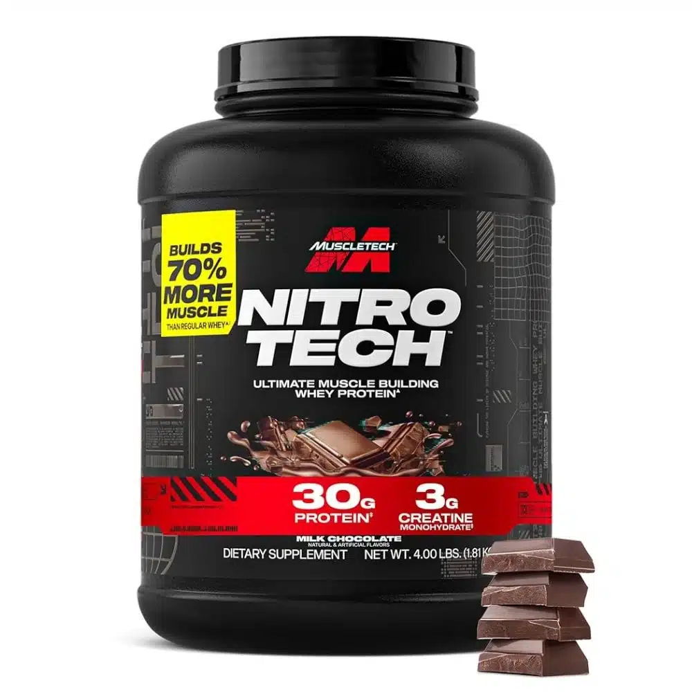muscletech nitrotech chocolate flavor