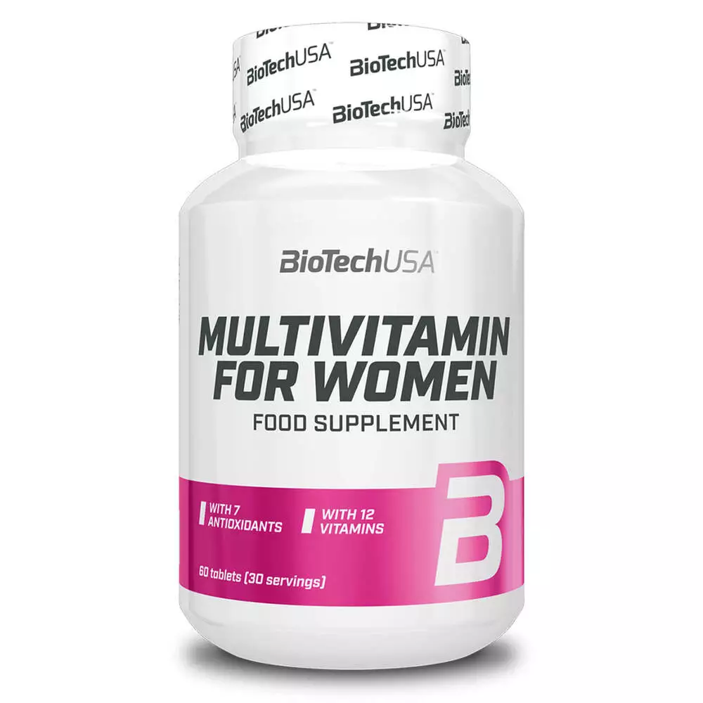BiotechUSA Multivitamin for Women 30 Serving 60 Tablets