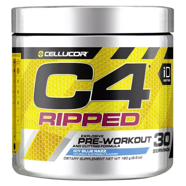 C4 Ripped Icy Blue Razz 30 Servings 180g