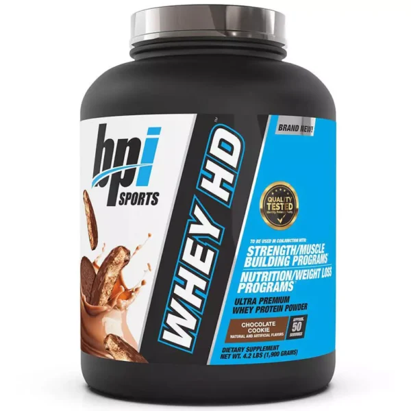 BPI Whey HD 50 Serving Chocolate Cookie 4.2lbs