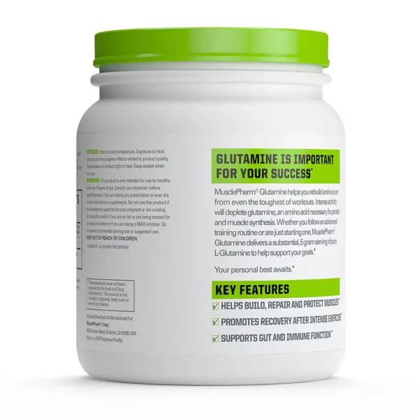 Musclepharm Essentials L-Glutamine Powder Supplement-