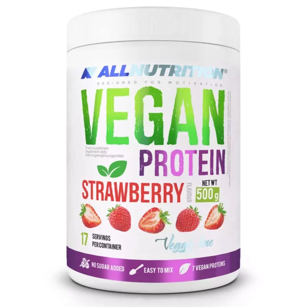 All Nutrition Vegan Protein Strawberry 16 Servings