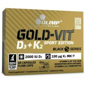 Olimp Gold-Vit D3 and K2 60 Capsules