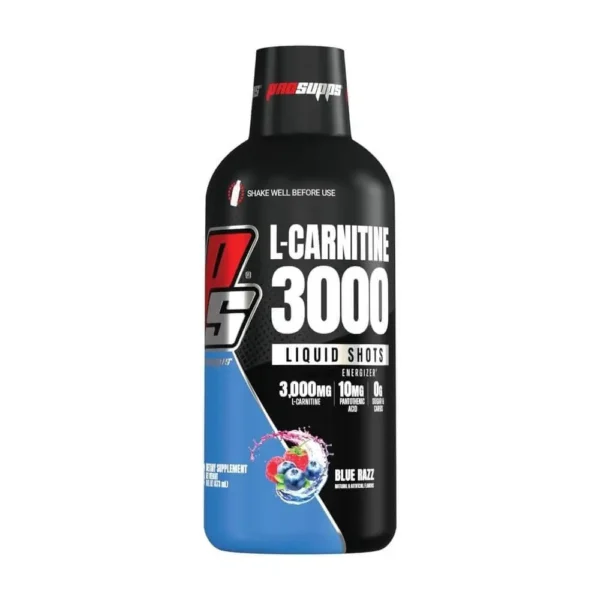 Prosupps l-carnitine 3000 liquid shots 473ml, blue razz