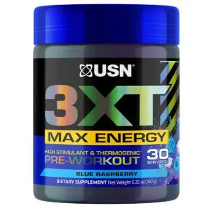 USN 3XT Max Energy 30 Servings Blue Raspberry