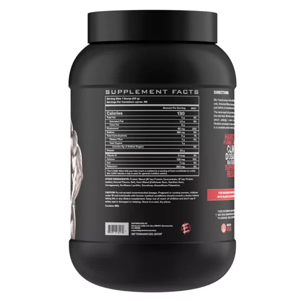 Enhanced Ramy's Whey Protein Complex 5 lbs Chocolate Cake Facts