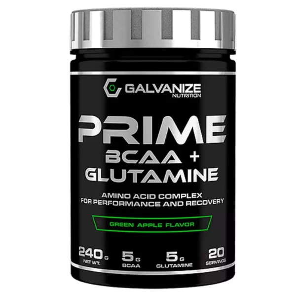 Galvanize Prime BCAA + Glutamine Green Apple 240g