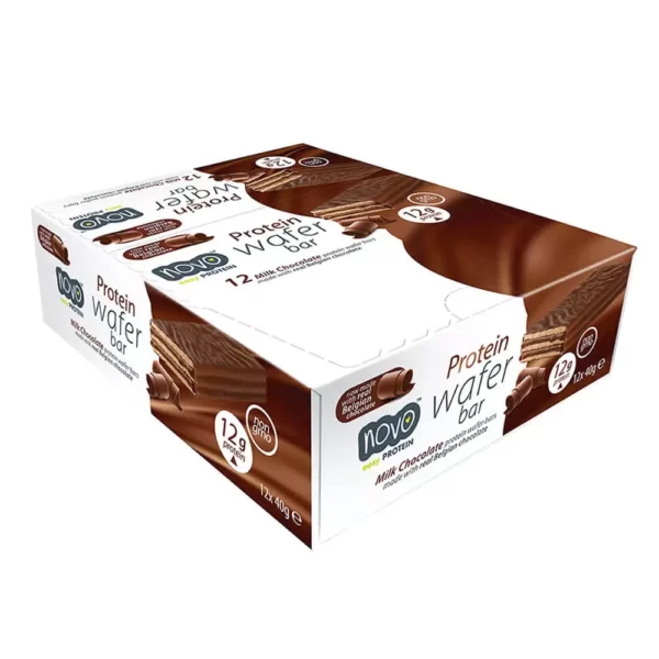 Novo Protein Wafer Bar Milk Chocolate 40g Pack