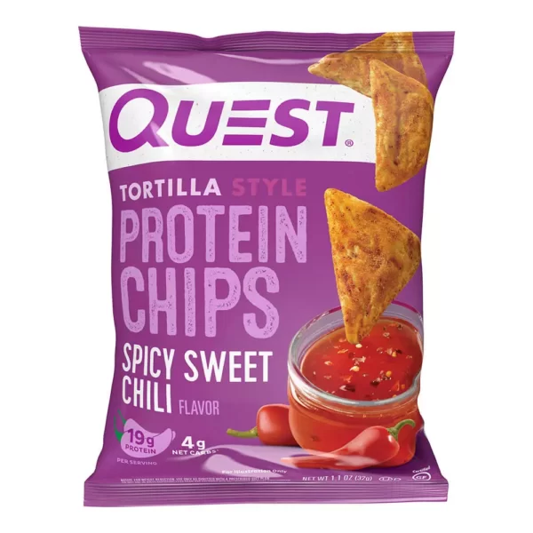 Quest Tortilla Style Protein Chips Spicy Sweet Chilli 32g