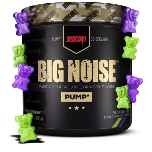 Redcon1 Big Noise Pre-Workout Sour Gummy Bear 261g