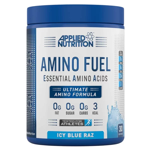 Amino Fuel is the perfect blend delivering 11g of Aminos per serving, 9g of which are Essential Amino Acids (EAA) including 6g of Branched Chain Amino Acids (BCAAs) at a 2:1:1 ratio (3000mg L-Leucine, 1500mg L-Isoleucine, 1500mg L-Valine) with an additional 2g of L-Glutamine.