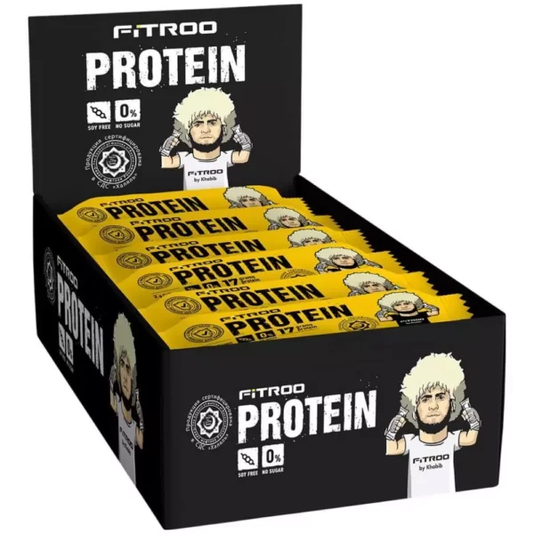 Fitroo Protein Bar Non-Glaze Banana 50g Box