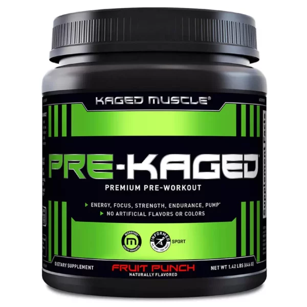 Kaged Muscle Pre-Kaged Pre-Workout Fruit Punch 646g