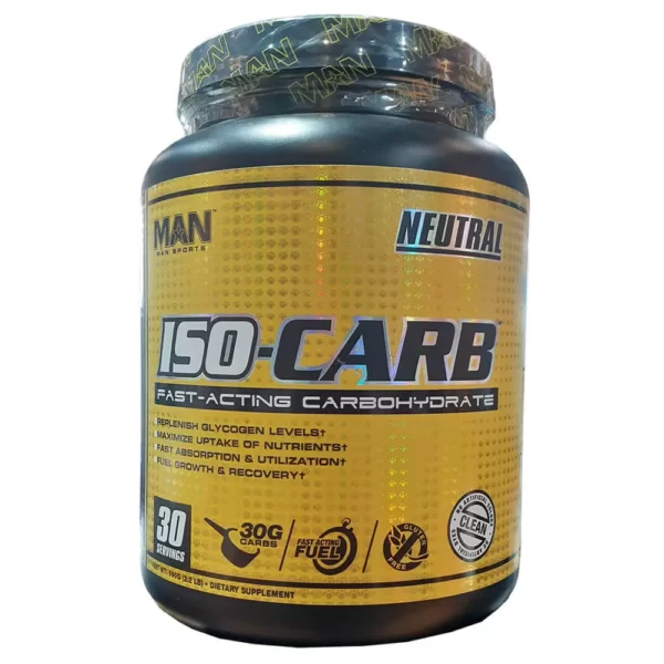 Man Sports ISO Carb Powder Unflavored 2.2lbs