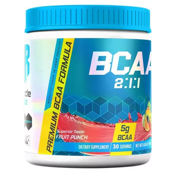 Muscle Rulz 5g BCAA 30 Servings Fruit Punch 195g