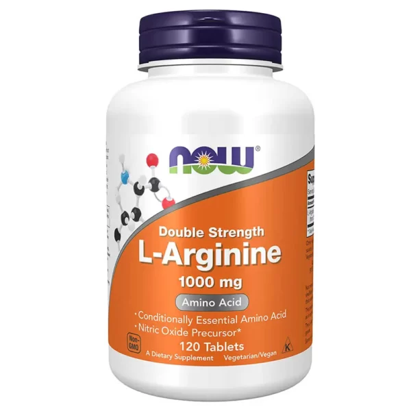 Now L-Arginine 1000 mg Amino Acid 120 Tablets