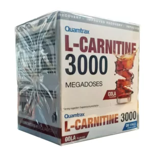 Quamtrax L-Carnitine 3000 Shots Cola 20 Vials