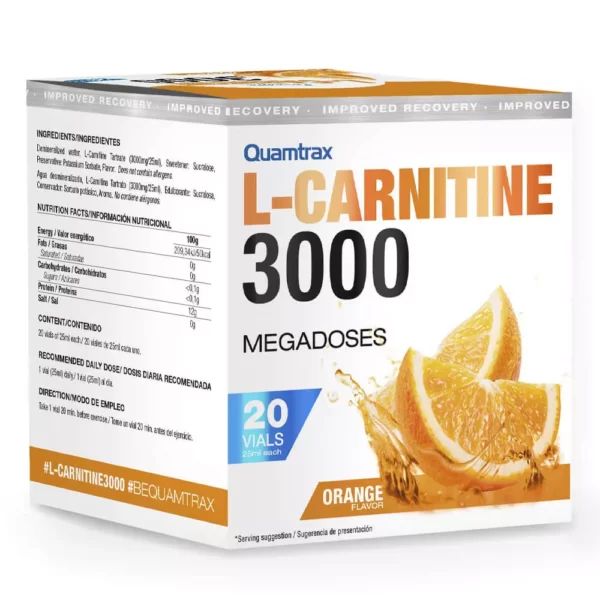 Quamtrax L-Carnitine 3000 Shots Orange
