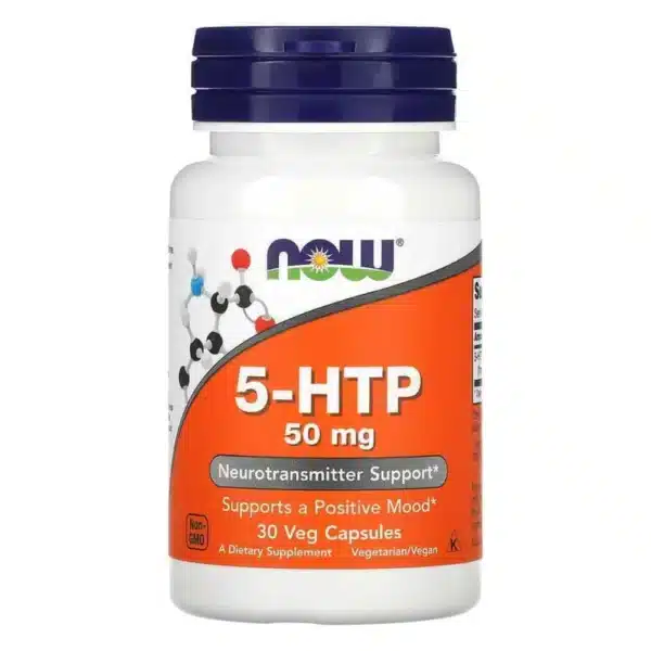 now 5-htp 50mg, 30 veg capsules