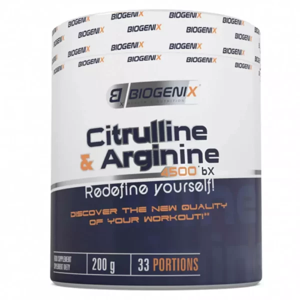 Biogenix Citrulline & Arginine 4500 Apple 33 Servings 200g