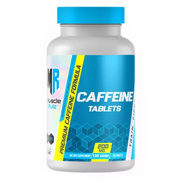 Muscle Rulz Caffeine 200mg Supplement 120 Tablets