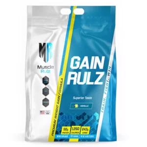 Muscle Rulz Gain Rulz Mass Gainer Vanilla 16lbs