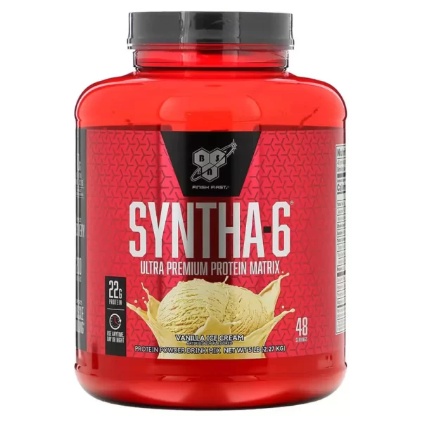 BSN Syntha-6 Vanilla Ice Cream 48 Servings 5lb