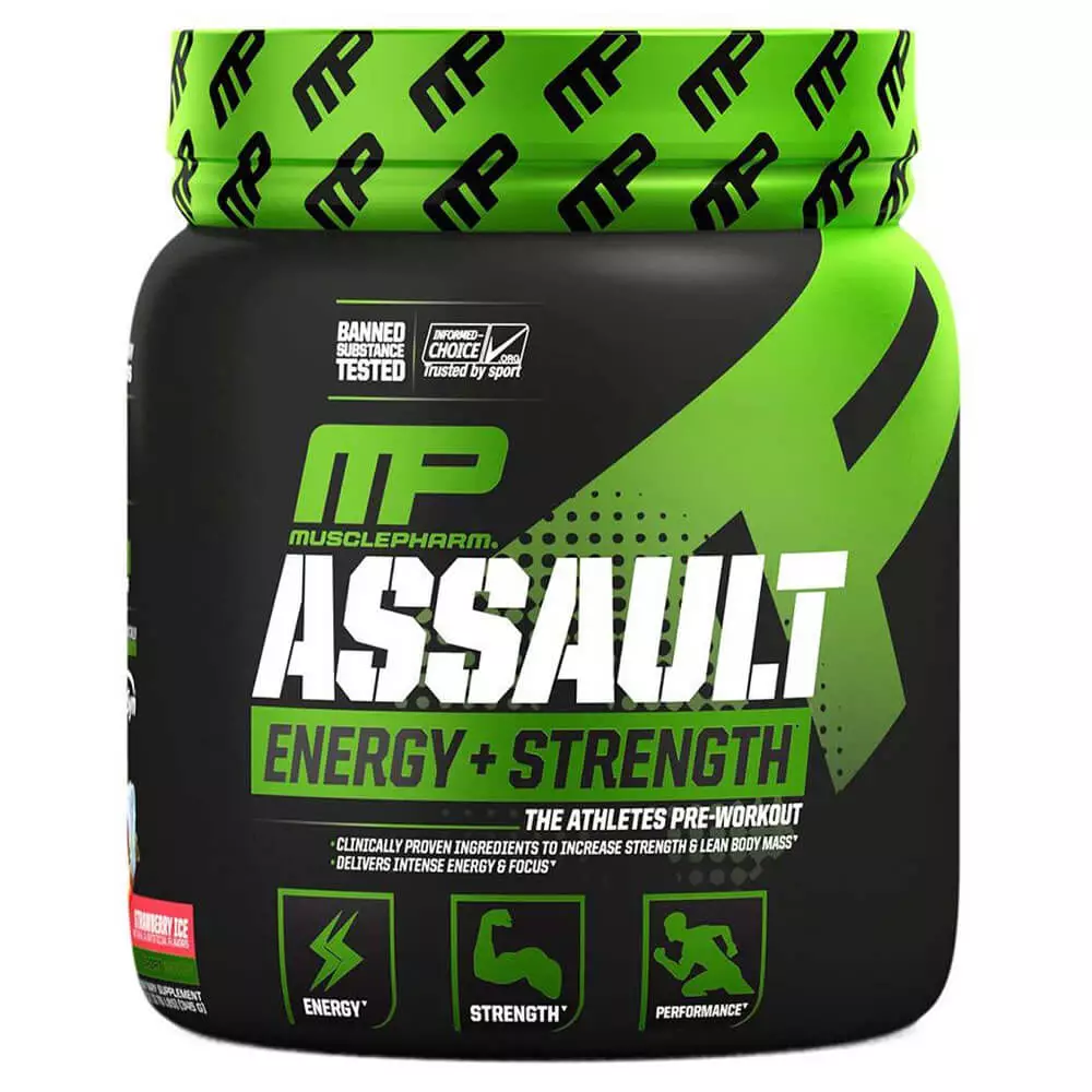 MP Assault Pre-Workout Strawberry Ice 30 Servings