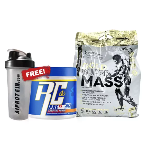KL Gold Super Mass and RC BCAA TP Stack