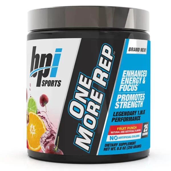 BPI One More Rep Fruit Punch 30 Servings