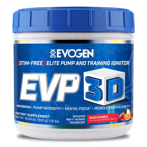 Evogen EVP 3D Stim-Free Pre-Workout Much Punch 512g