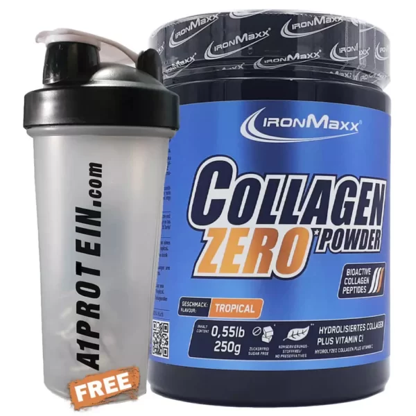Ironmaxx Collagen Zero Powder 250g With Shaker