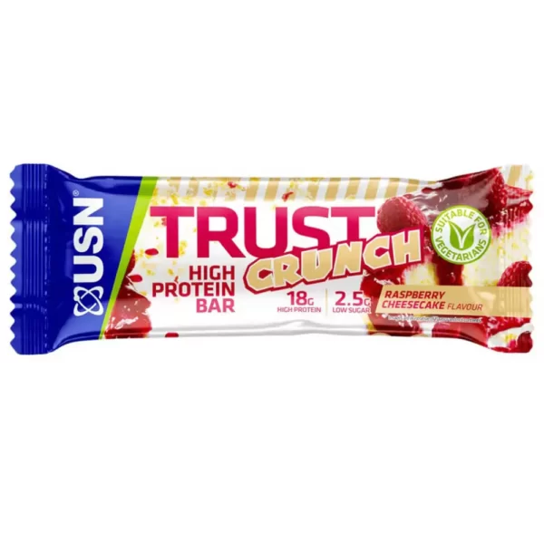 USN Trust Crunch Bar Raspberry Cheesecake 60g