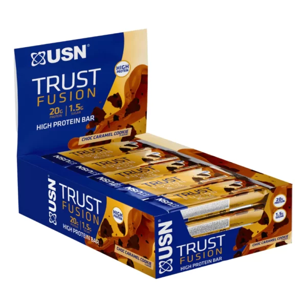 USN Trust Fusion Bar Choco Caramel Cookie 55g x 15