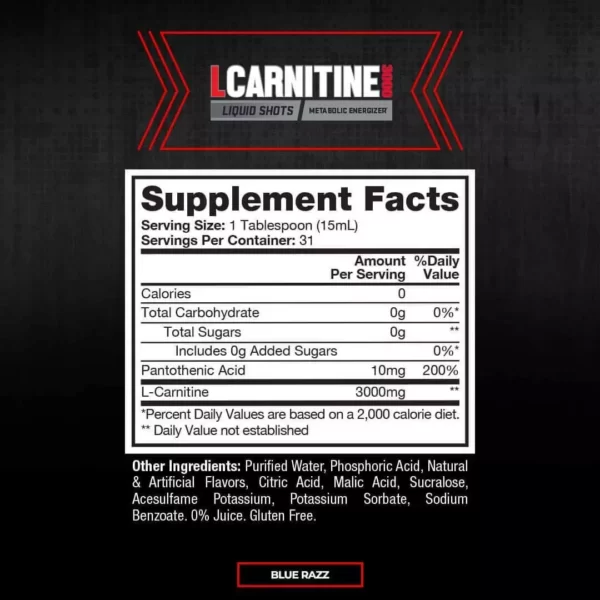 ProSupps L-Carnitine 3000 Liquid Facts