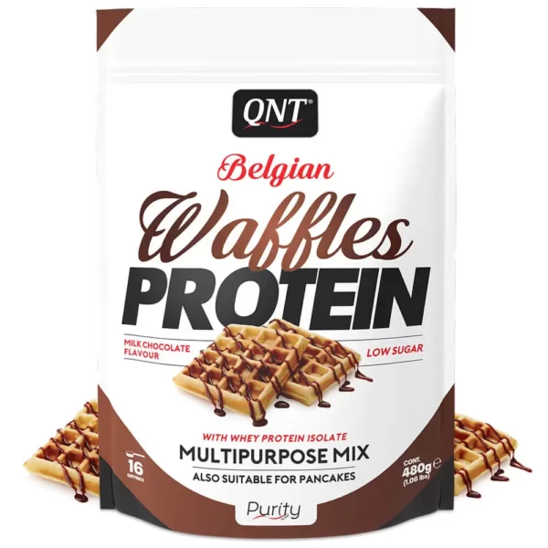 QNT Belgian Waffle Protein Milk Chocolate 16 Servings 480g
