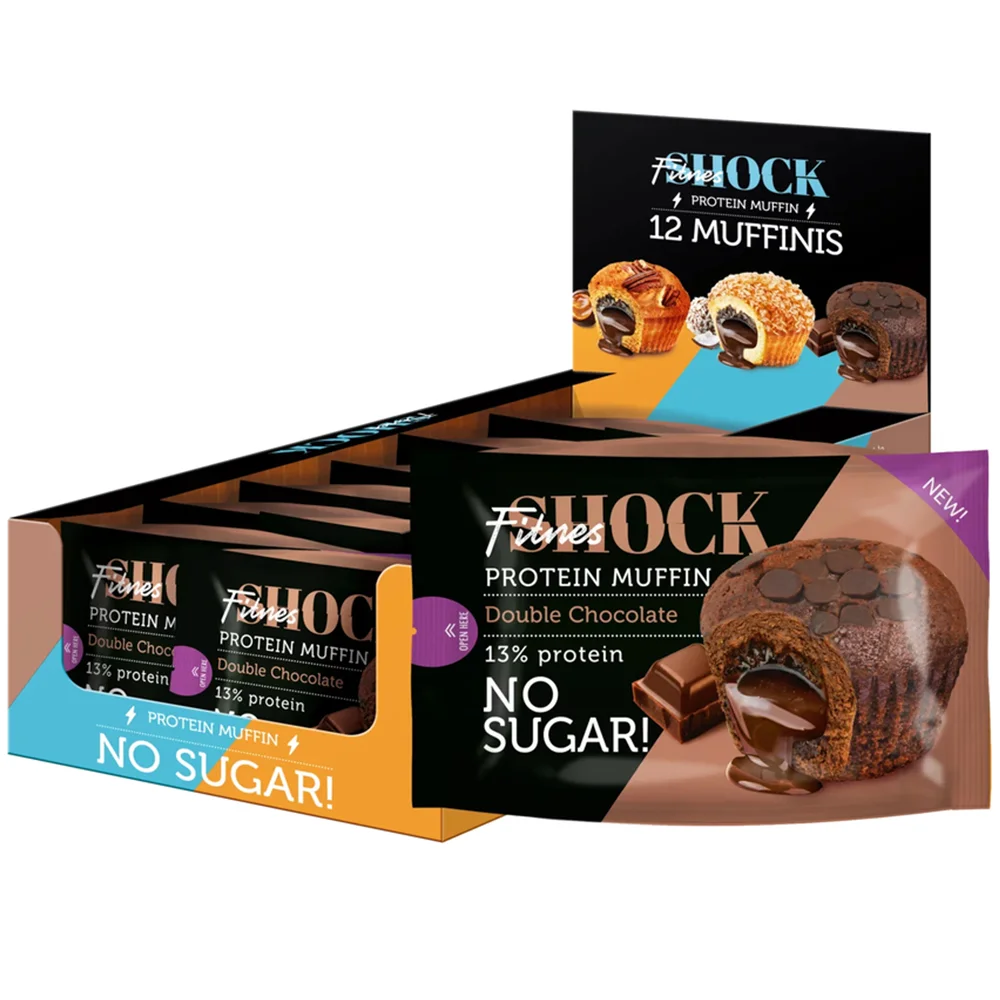 Fitness Shock Protein Muffin Double Chocolate