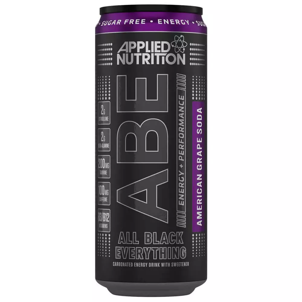 Applied ABE Energy Drinks American Grape Soda 330ml Pack