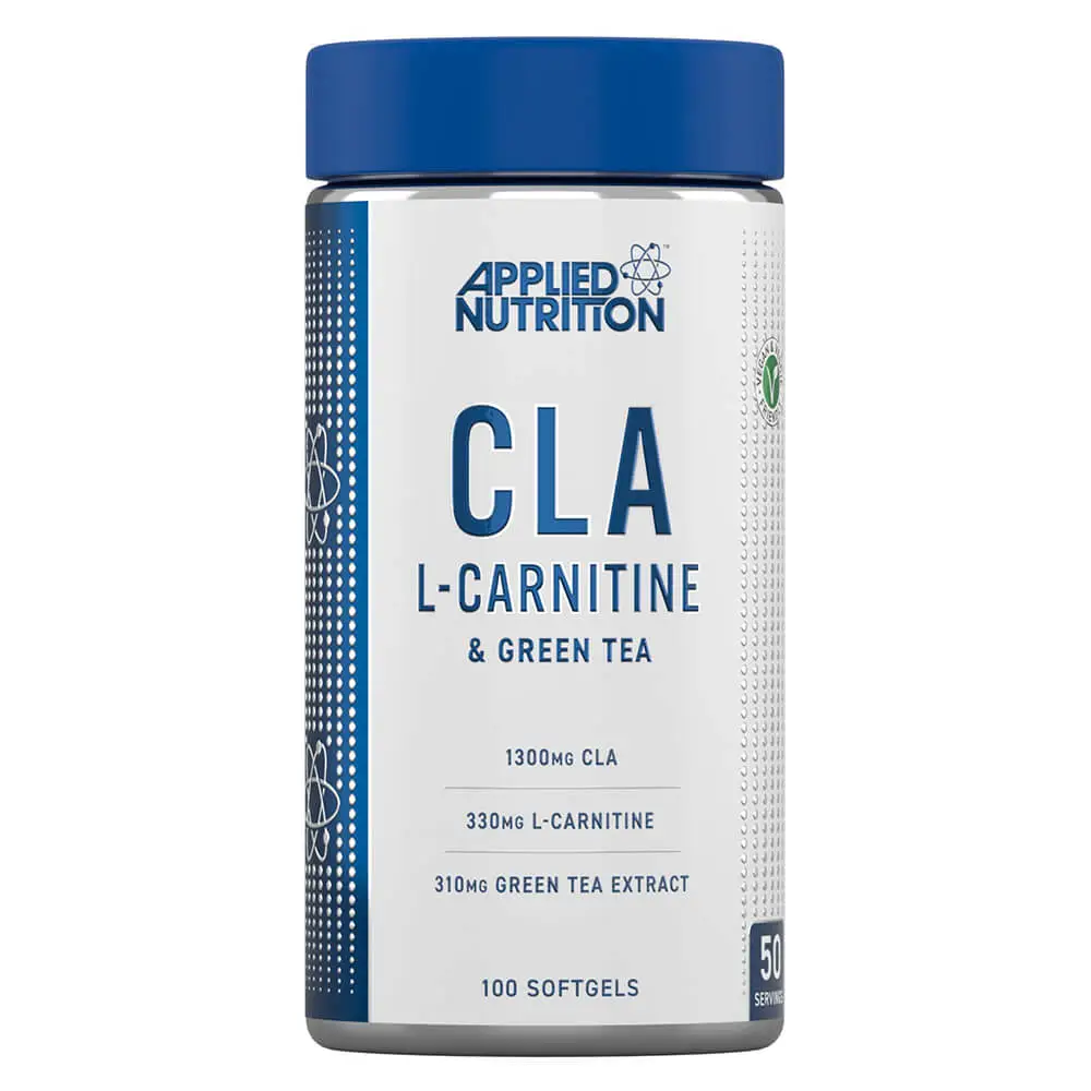 Applied Nutrition cla l-carnnitine & green tea, 100softgels
