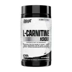 Nutrex Research L-Carnitine Stimulant Free, 120 Capsules, 60 Serving