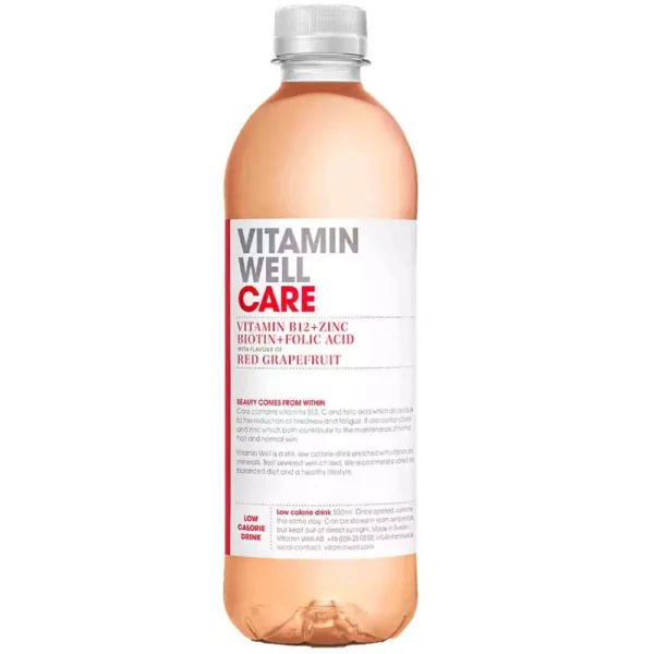 Vitamin Well Care Water Red Grapefruit 500ml