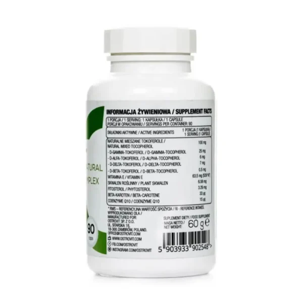 Ostrovit Vitamin E Natural Tocopherols Complex 90 Capsb