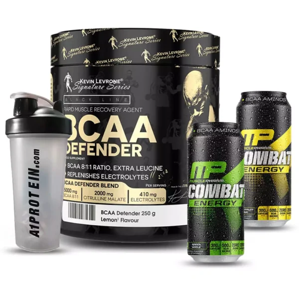 Kevin Levrone BCAA Defender With Free Shaker & MP Combat