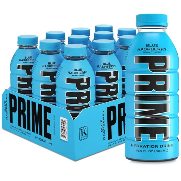 Prime Hydration Drinks Blue Raspberry Pack of 12