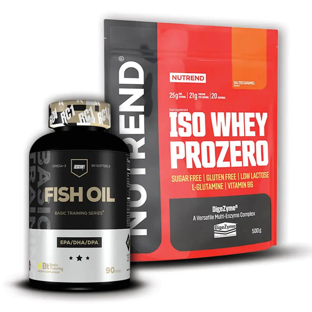 Nutrend ISO Whey Prozero 500g 20 Servings Free Redcon1 Fish Oil