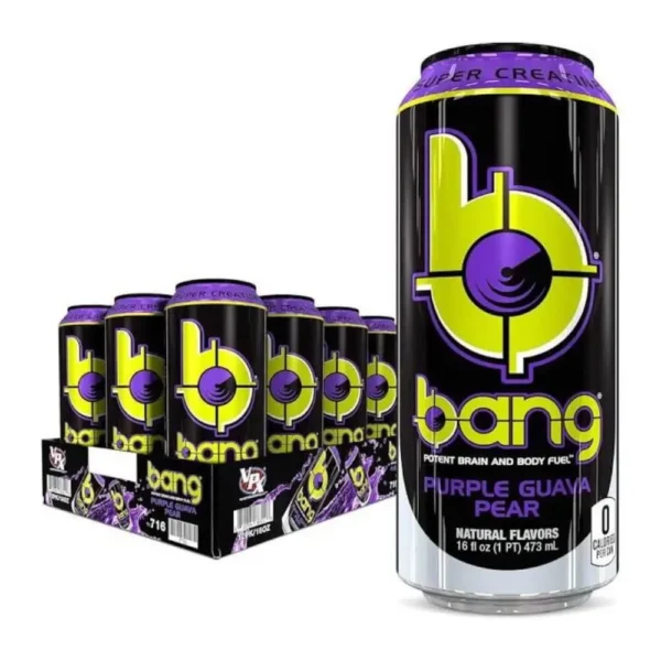 Bang Energy Rtd 473ml Purple Guava Pear Pack of 12