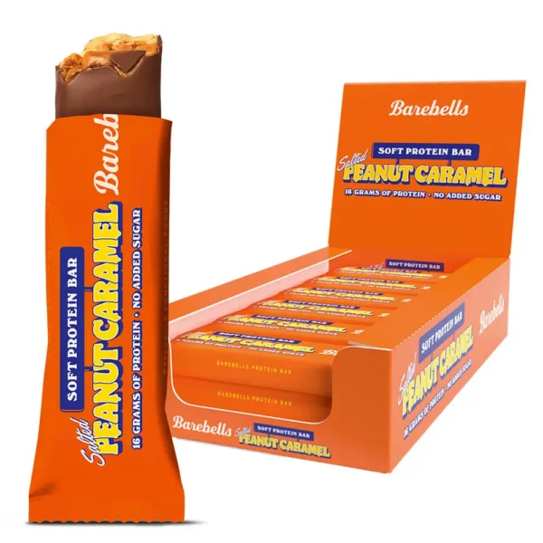 Barebells Bar Salted Peanut Caramel 55g Box
